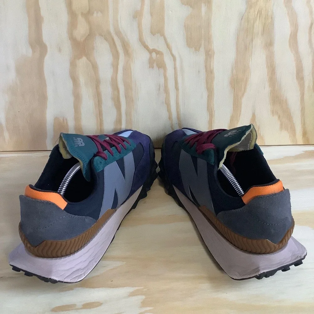 New Balance XC-72 Mens Purple Teal Grey Suede Sneakers UXC72CA1 Size 12